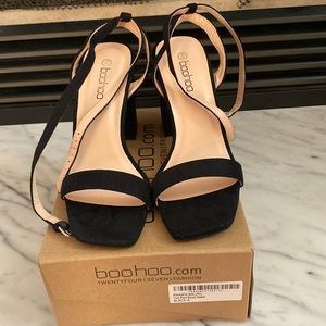 New strappy block heel sandals